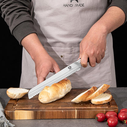 WILDMOK Meat Cleaver Knife 7.8 Inch, Ultra Sharp Chinese Chef's Knives - Kitchen Chopping Knife, German Steel & Ergonomic Handle for Meat Cutting Vegetable Slicing