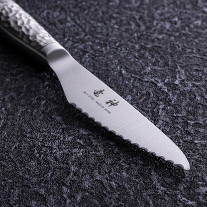 竜神 (RYUJIN) Professional Japanese Petty knife 150mm [OMOTENASHI Selection 2023 Best Gold Award Winner] Tsubame Sanjo Stainless Steel Integrated Made in Japan Daishin Sangyo [Ryujin Knife]