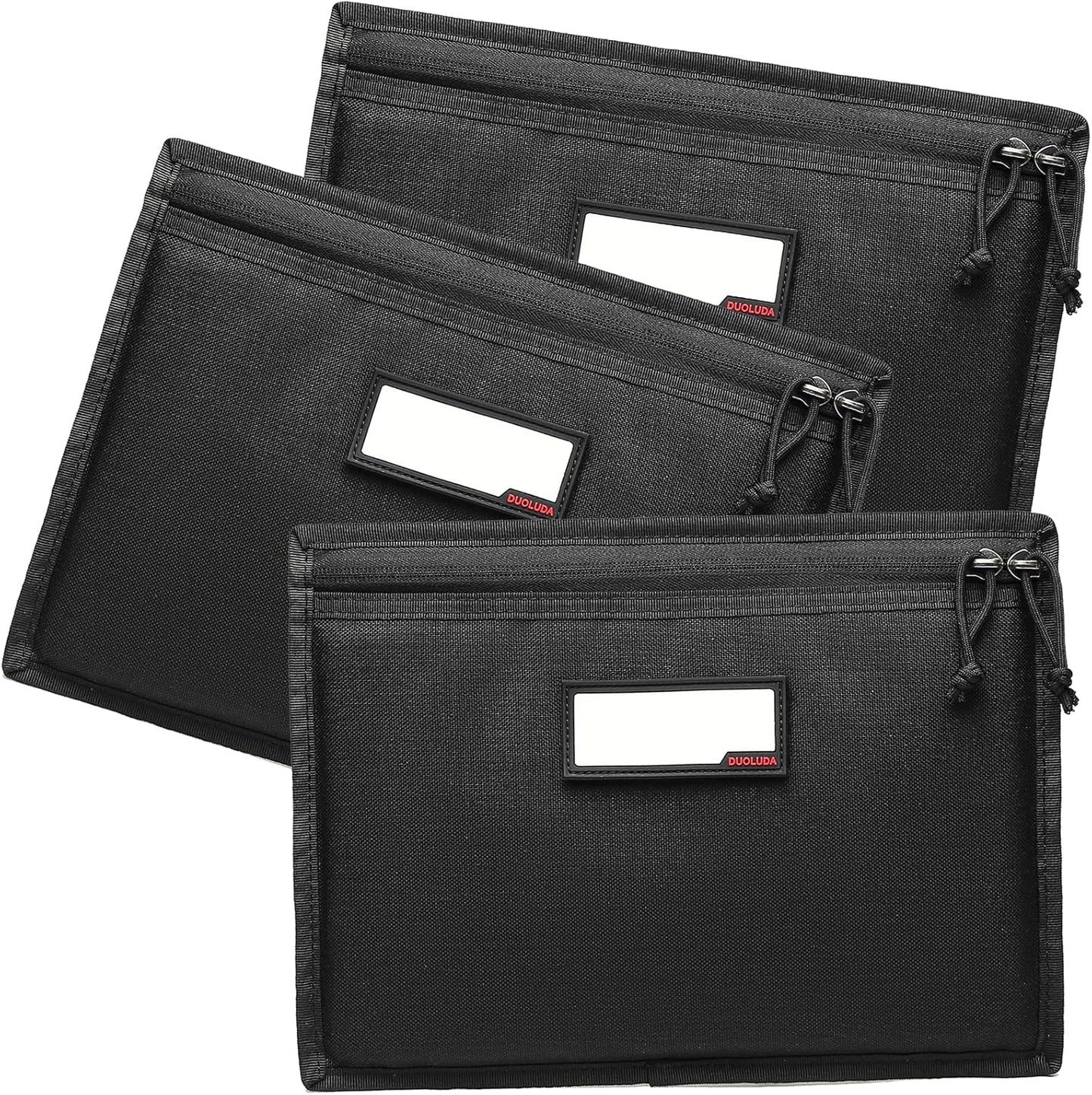 3-Pack Handgun Case,Soft Pistol Rug Case Tactical Handgun Storage Pouch with for Hunting Shooting Range Sports 4 of ID Patches Included