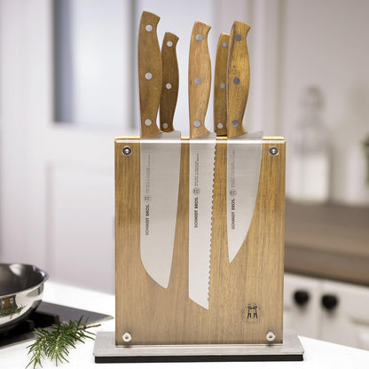 Schmidd Brothers Cutlery Midtown Knife Block (Acacia Wood)