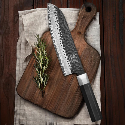 SHAN ZU Japanese Chef Knife 8 Inch, High Carbon Steel 10Cr15Mov Professional Kitchen Knife, Sharp Cooking Knife with G10 Handle Dishwasher Safe, Meat Cutting Gyuto Knife, Gifts for Women & Men