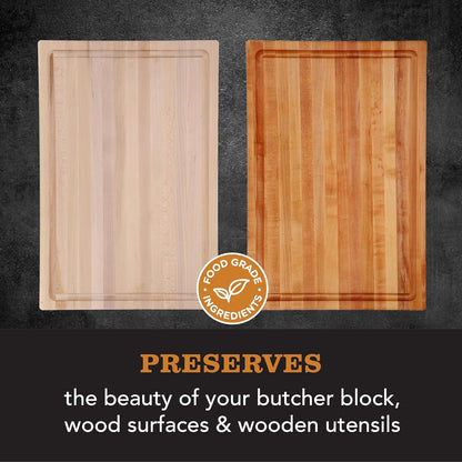 CLARK'S Cutting Board Oil - Coconut Extract Oil for Cutting Board - Made with Fractionated Coconut Oil for Kitchen Countertops, Butcher Blocks, Wooden Bowls and Utensils