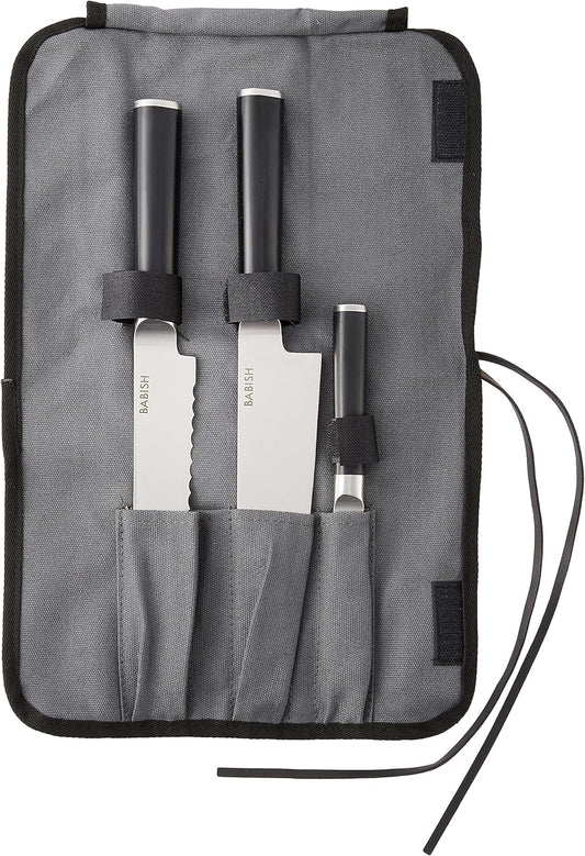 Babish 14-Piece Full Tang Forged Kitchen Knife Set – High-Carbon 1.4116 German Steel Cutlery with Protective Sheaths – Professional Chef Knife Set