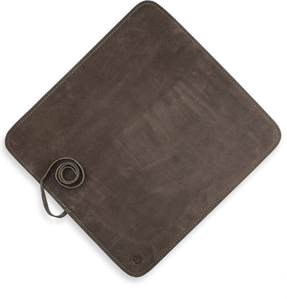 Angus Stoke Knife Bag for Chefs–knife Roll Bag leather 7 slots – Leather Knife Case Noah (brown)