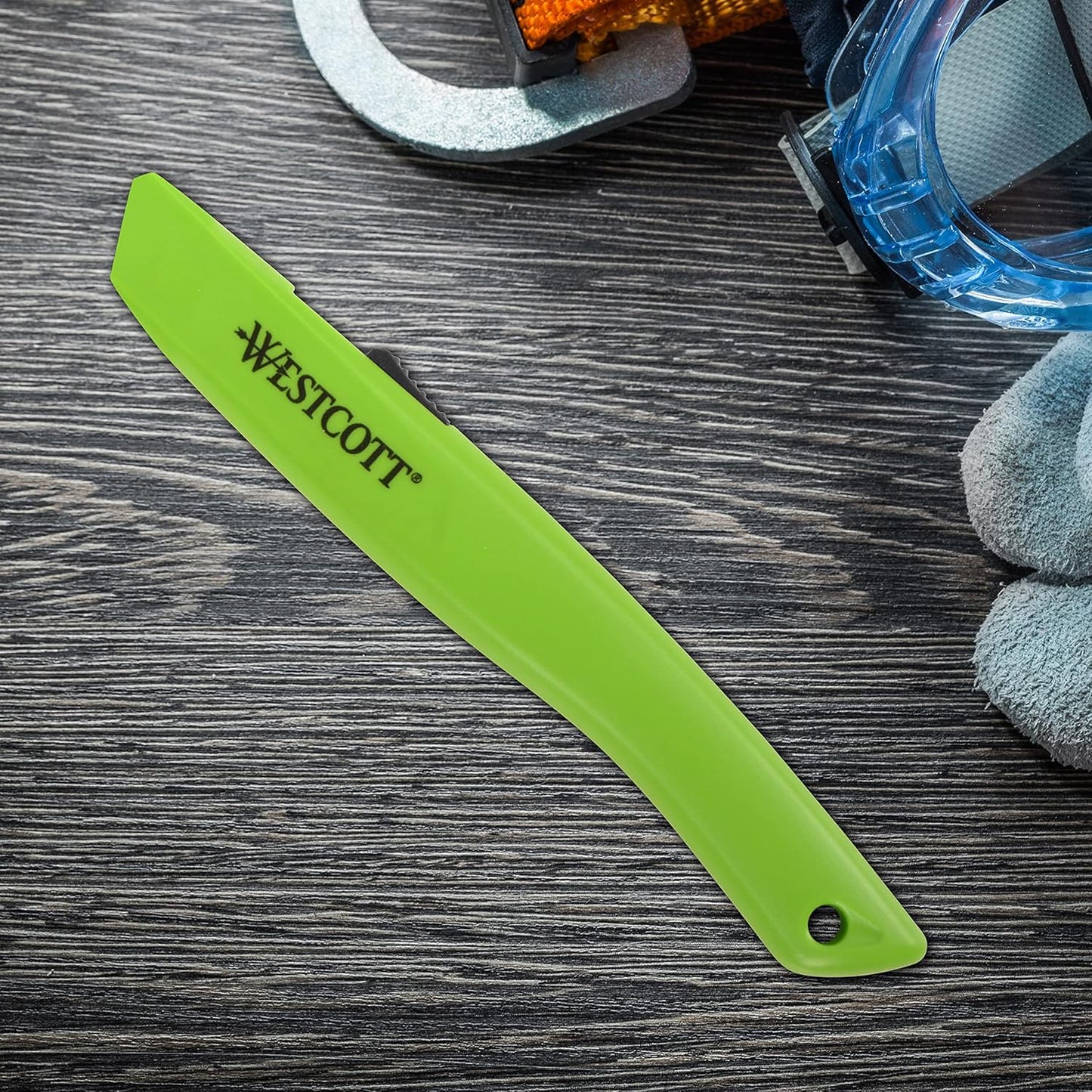 Westcott 17519 Full-Size Ceramic Blade Box Cutter, Retractable Utility Knife