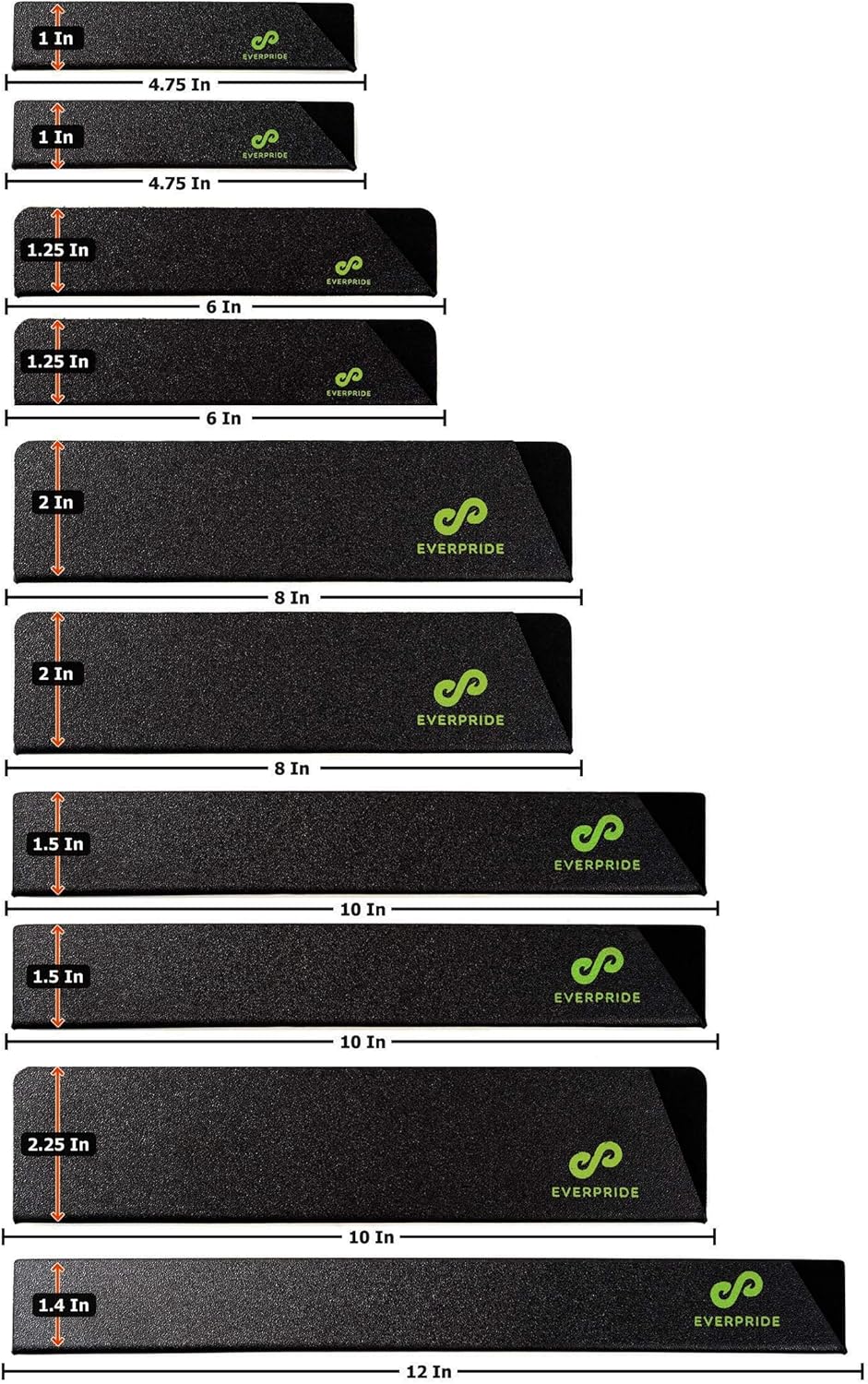 EVERPRIDE Chef Knife Sheath Set (10-Piece Set) Universal Blade Edge Cover Guards for Chef’s and Kitchen Knives – Durable, BPA-Free, Felt Lined, Sturdy ABS Plastic – Knives Not Included