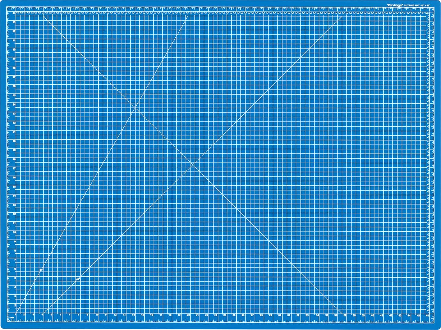 Dahle Vantage 10680 See-Through Premium Self-Healing Cutting Mat, 9"x12", 1/2" Grid, 5 Layers for Max Healing, Perfect for Crafts & Sewing, Clear
