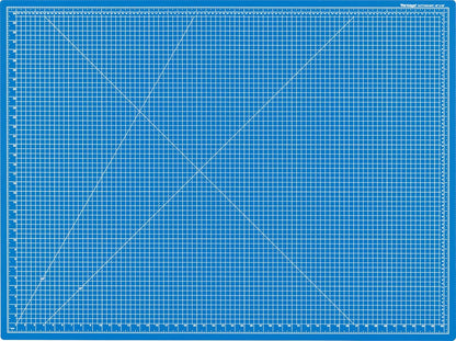 Dahle Vantage 10680 See-Through Premium Self-Healing Cutting Mat, 9"x12", 1/2" Grid, 5 Layers for Max Healing, Perfect for Crafts & Sewing, Clear