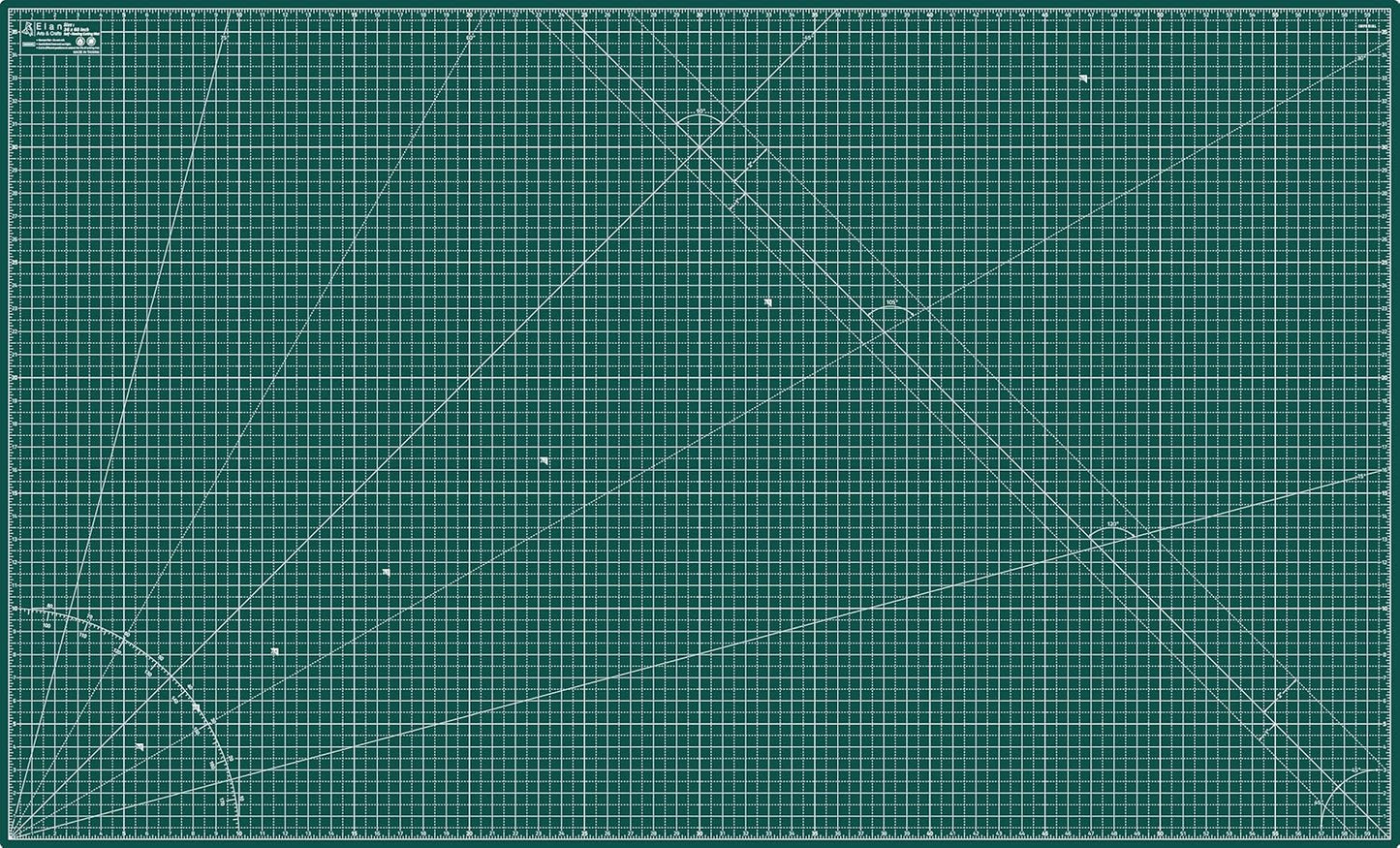 Elan Cutting Mat A4 Green, Self Healing Cutting Mat 9x12 Inch, 5-Ply Craft Board Green, Hobby Board for Crafts 9x12 Inch