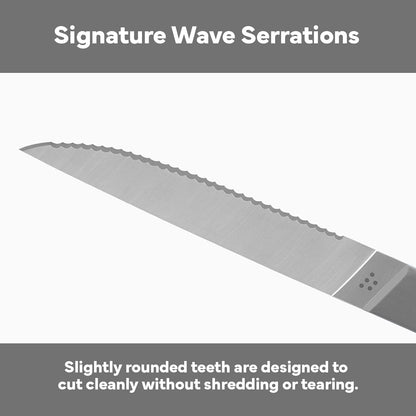 Steak Knives Set of 4 - Precision Serrated Blades for Effortless Dining - Stainless Steel - Superior Cuts with Four Steak Knives Handles - Black