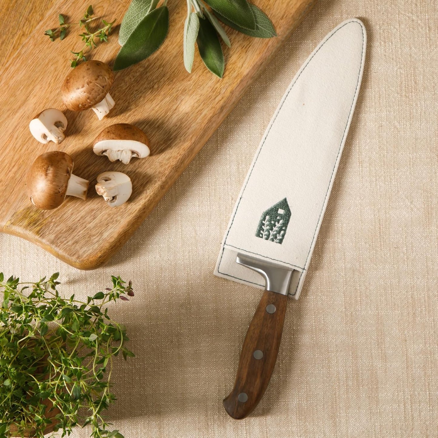 Bloomhouse - Two Time Oprah's Favorite Things Winner - 5" Utility Boning Kitchen Knife German Stainless Steel Blade w/Forged Italian Olive Wood Handle Full Tang for Meat Poultry & Precision Cutting