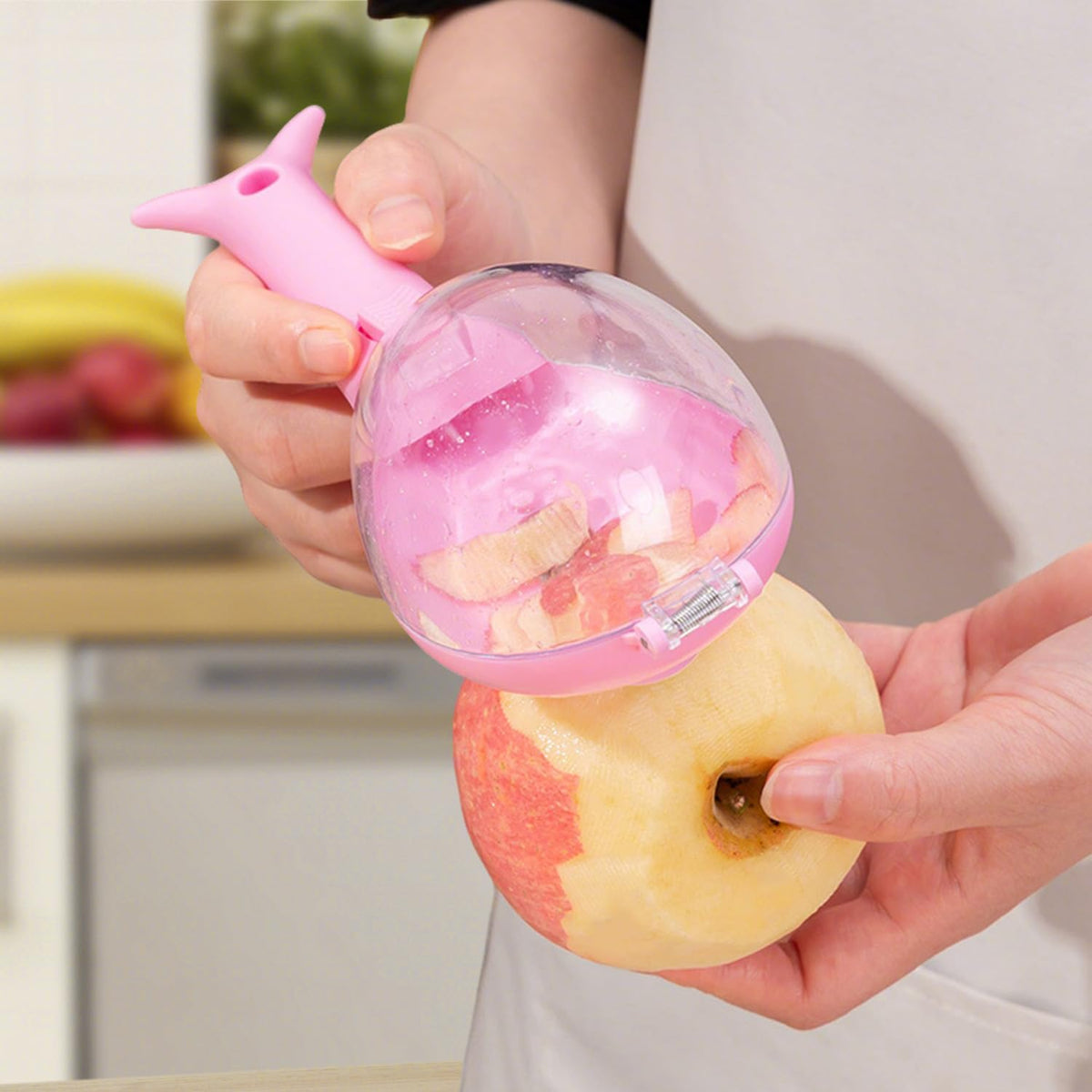 2PCS Peeling Knife with Storage Box, Fruit And Vegetable Peeler With Container, Stainless Steel Multi-Function Peeler for Home Kitchen