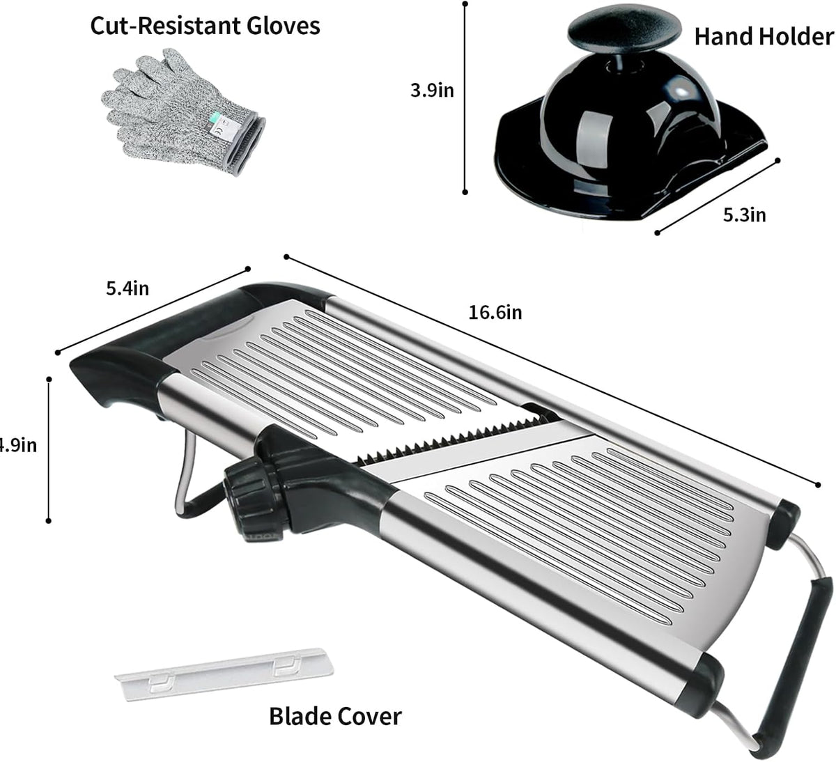 Mandoline Slicer for Kitchen, Mandolin and Julienne for Vegetables