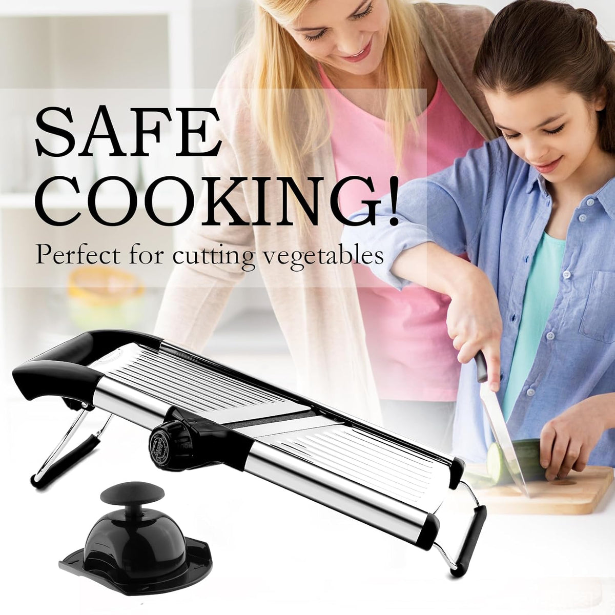 Mandoline Slicer for Kitchen, Mandolin and Julienne for Vegetables