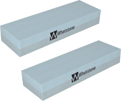 Sided, Gray Knife Stone-Dual 400/1000 Grit Wet Block-Sharpens and Polishes Sharp Tools and Kitchen, Hunting, and Pocket Knives by Whetstone, 1-Pack, Limestone