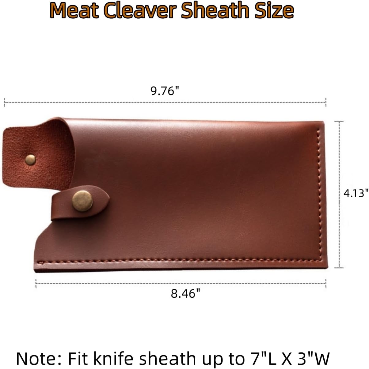 Knife Sheath, Meat Cleaver Sheath, Universal Kitchen Butcher Knife Case, Chef Knife Edge Guard, Abrasion Resistant Cleaver Knife Cover Sleeves Knife Protectors