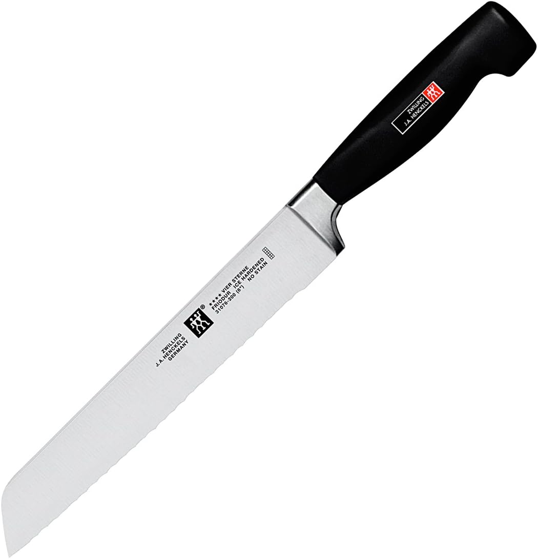 HENCKELS J.A Twin Four Star 8-Inch High Carbon Stainless Steel Bread knife