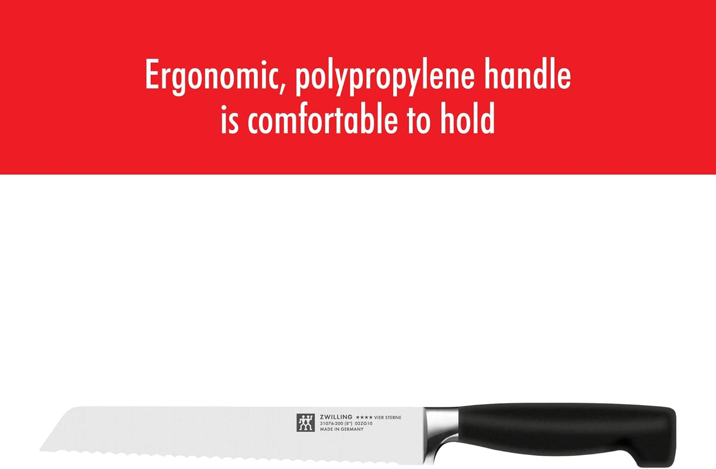 HENCKELS J.A Twin Four Star 8-Inch High Carbon Stainless Steel Bread knife