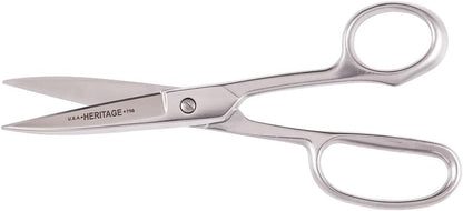 G758HC Scissors, Made in USA, Utility Shear for Use in Poultry and Other Sanitary Environments, Stainless Steel, 8-Inch