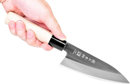 Deba Knife Sushi Sashimi Knife 420J2 Stainless Steel 5.9" Seki SANBONSUGI