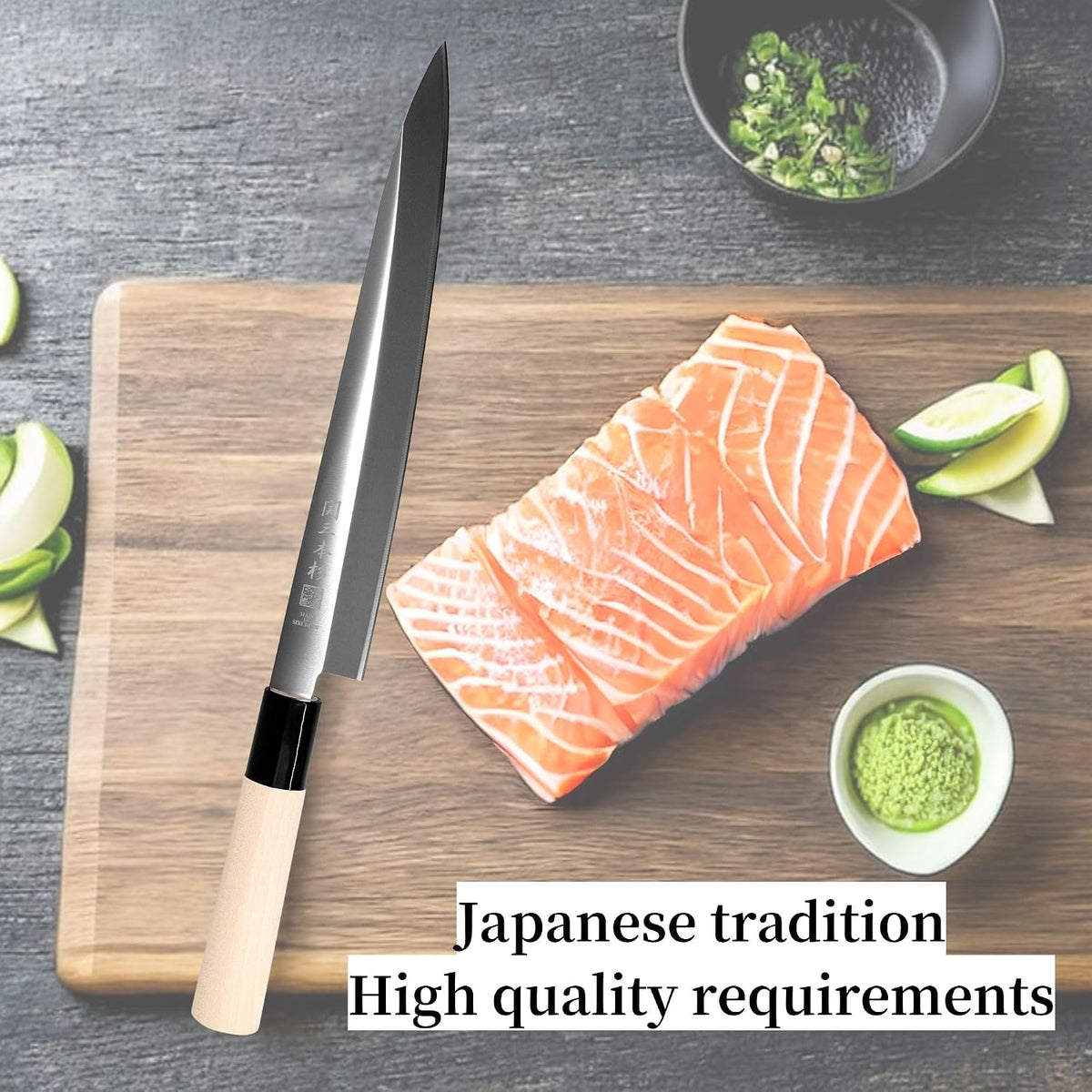 Deba Knife Sushi Sashimi Knife 420J2 Stainless Steel 5.9" Seki SANBONSUGI