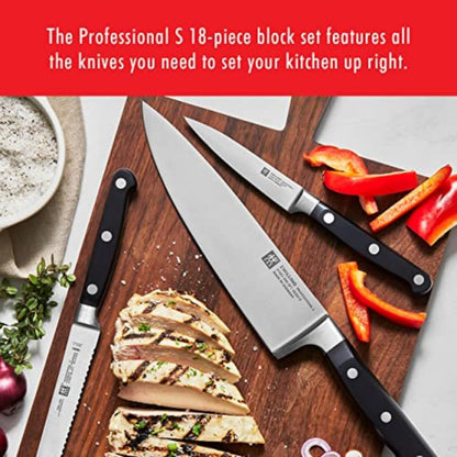 Professional S 8-inch Razor-Sharp German Bread Knife, Made in Company-Owned German Factory with Special Formula Steel perfected for almost 300 Years, Dishwasher Safe
