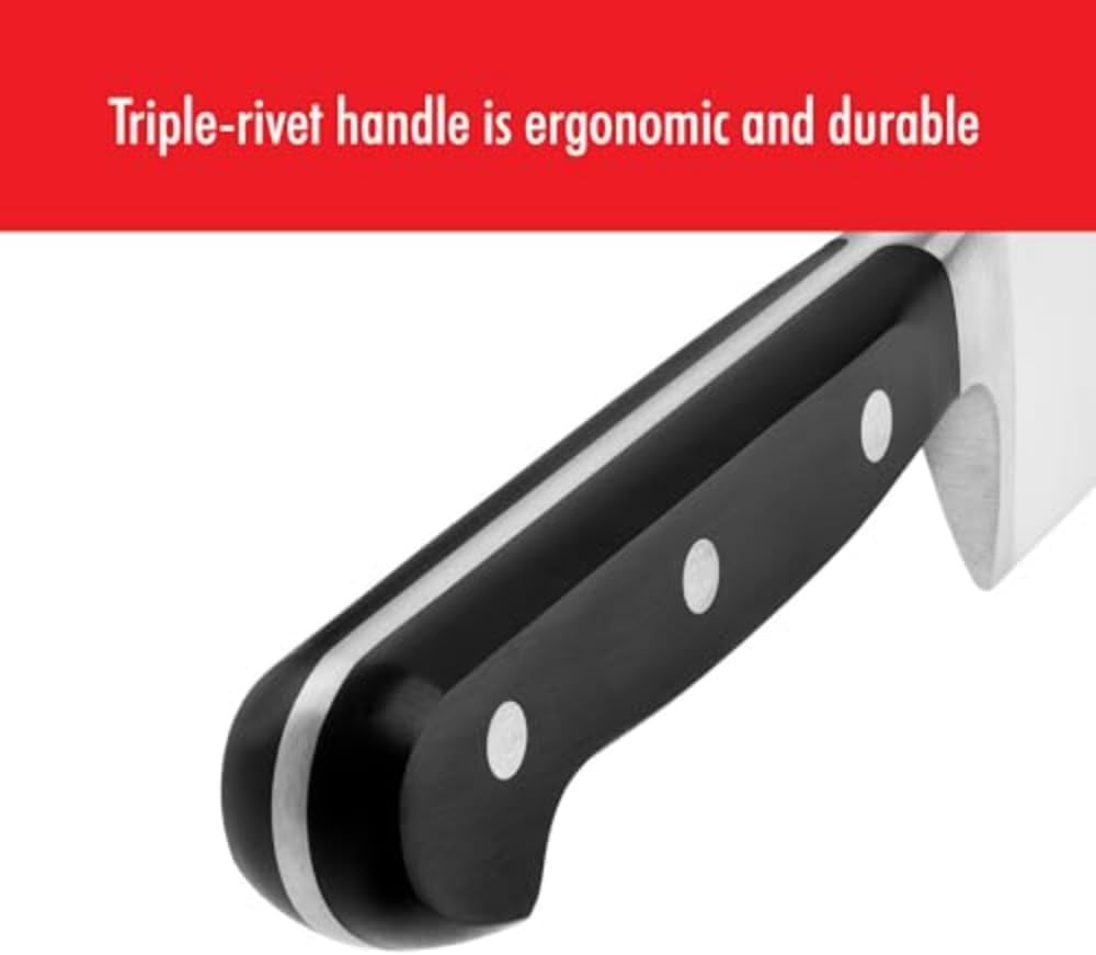 Professional S 8-inch Razor-Sharp German Bread Knife, Made in Company-Owned German Factory with Special Formula Steel perfected for almost 300 Years, Dishwasher Safe