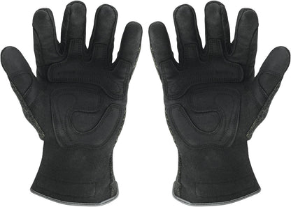 Ironclad HEATWORX REINFORCED; Heat and Cut Resistant Gloves, Palm Heat Protection Rated up to 450°F, (1 Pair), Black