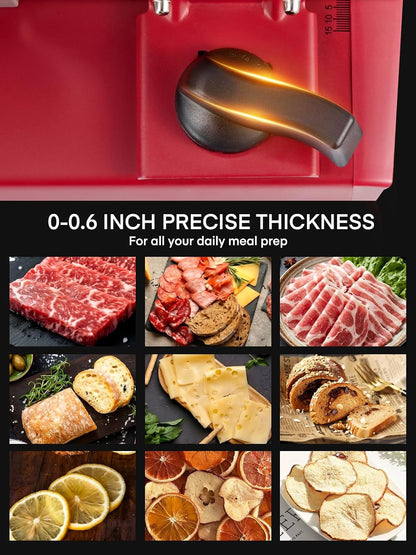 FOHERE 250W Electric Meat Slicer Machine for