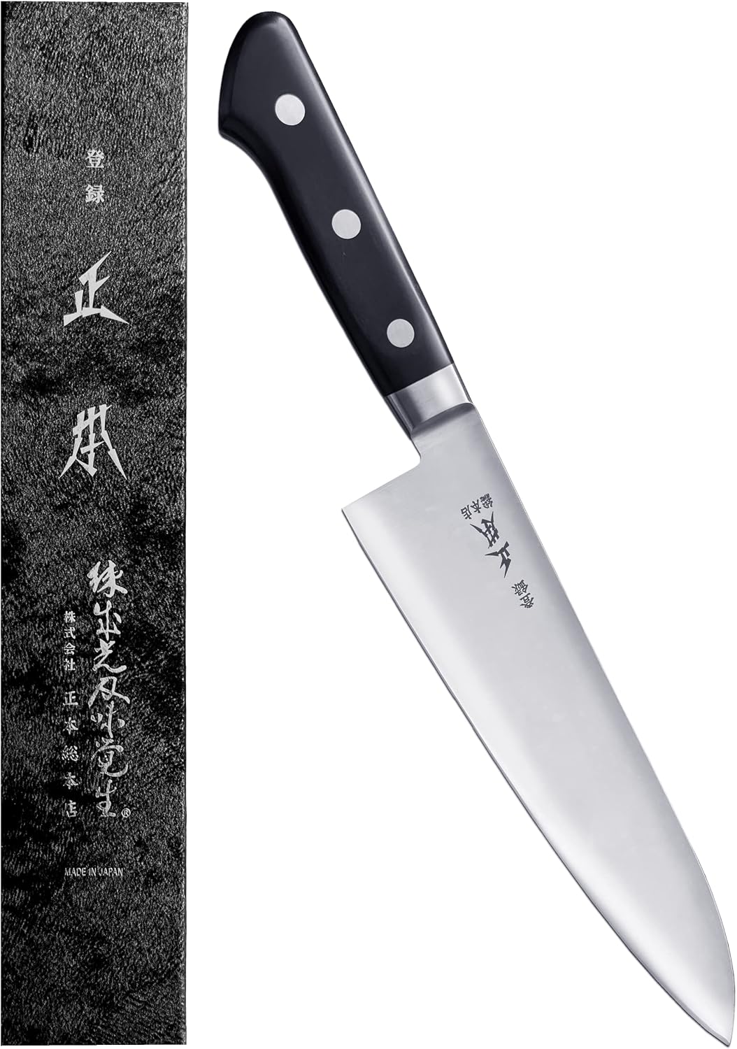 VG Japanese Chef Knife 8.3" (210mm) Gyuto Professional Chef's Knife, Ultra Sharp Japanese Stainless Steel Blade, Duracon Handle, Made in JAPAN