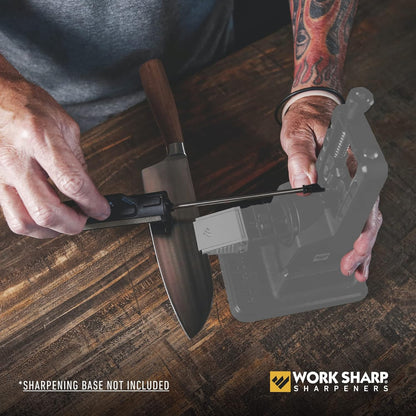 Precision Adjust Knife Sharpener Kit - Fixed Angle Sharpening System for Kitchen & Pocket Knives - Professional Guided Knife Sharpening Tool