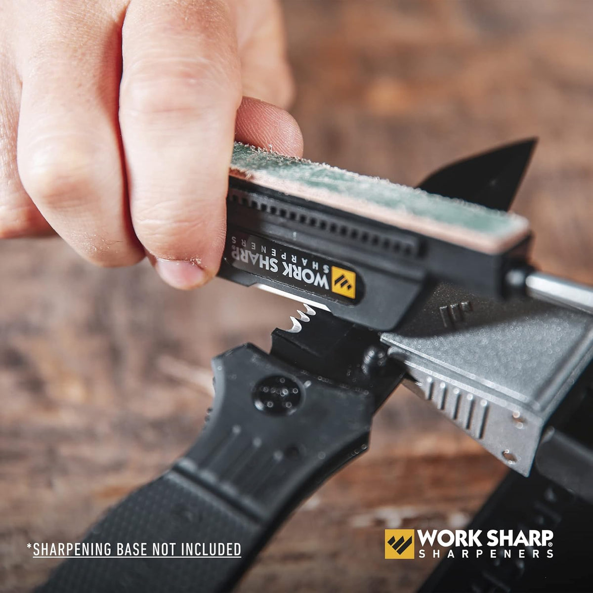 Precision Adjust Knife Sharpener Kit - Fixed Angle Sharpening System for Kitchen & Pocket Knives - Professional Guided Knife Sharpening Tool
