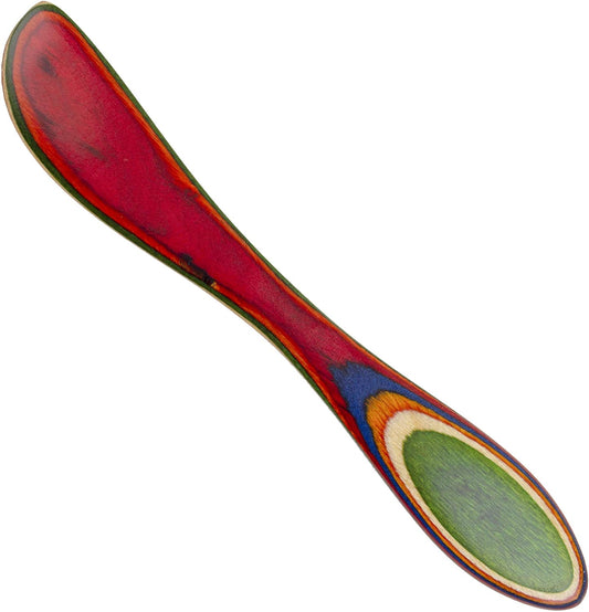 Baltique Marrakesh Collection Cheese Spreader Knife in Colored Birch Wood