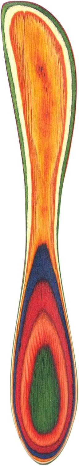 Baltique Marrakesh Collection Cheese Spreader Knife in Colored Birch Wood