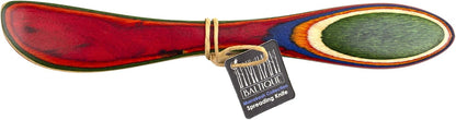 Baltique Marrakesh Collection Cheese Spreader Knife in Colored Birch Wood