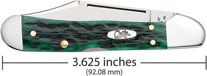 Case XX WR Pocket Knife Mini Copperlock Amber Bone W/Shield Item #133 (61749L SS) 3 5/8 inches Closed