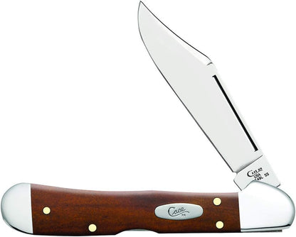 Case XX WR Pocket Knife Mini Copperlock Amber Bone W/Shield Item #133 (61749L SS) 3 5/8 inches Closed