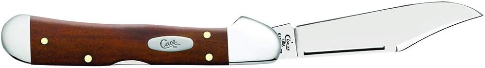 Case XX WR Pocket Knife Mini Copperlock Amber Bone W/Shield Item #133 (61749L SS) 3 5/8 inches Closed