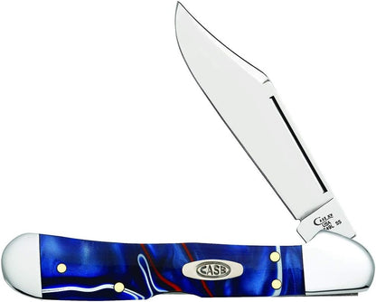 Case XX WR Pocket Knife Mini Copperlock Amber Bone W/Shield Item #133 (61749L SS) 3 5/8 inches Closed