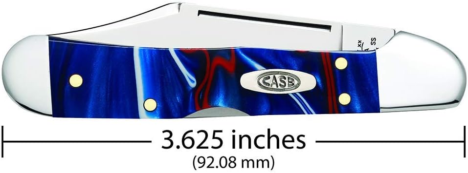 Case XX WR Pocket Knife Mini Copperlock Amber Bone W/Shield Item #133 (61749L SS) 3 5/8 inches Closed