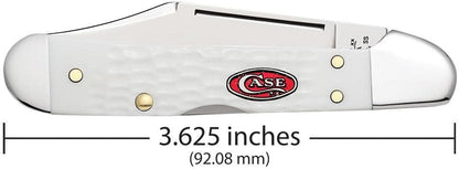 Case XX WR Pocket Knife Mini Copperlock Amber Bone W/Shield Item #133 (61749L SS) 3 5/8 inches Closed