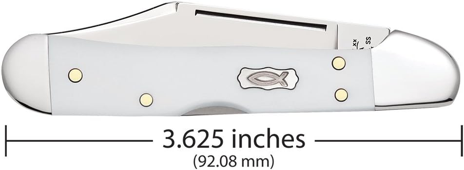 Case XX WR Pocket Knife Mini Copperlock Amber Bone W/Shield Item #133 (61749L SS) 3 5/8 inches Closed