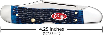 Case XX WR Pocket Knife Mini Copperlock Amber Bone W/Shield Item #133 (61749L SS) 3 5/8 inches Closed
