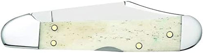 Case XX WR Pocket Knife Mini Copperlock Amber Bone W/Shield Item #133 (61749L SS) 3 5/8 inches Closed