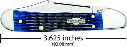 Case XX WR Pocket Knife Mini Copperlock Amber Bone W/Shield Item #133 (61749L SS) 3 5/8 inches Closed