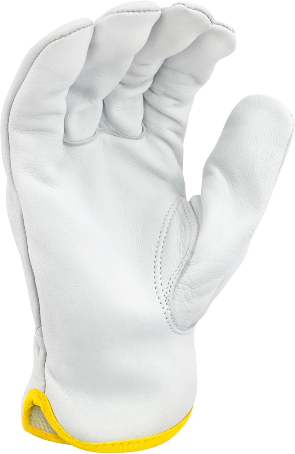 Unisex Cut Resistant A6 KAMORI® White Grain Goatskin Driver, White, Size L