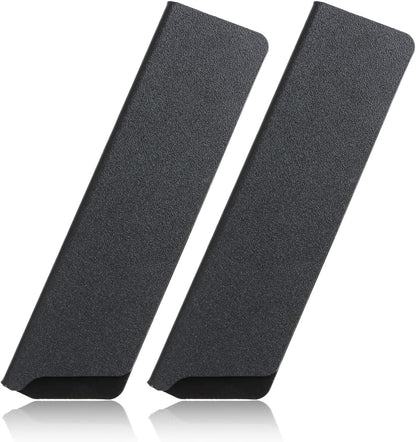 2 Pcs Knife Sheath and Guard Cover, Protective Chef Knife Blade Cover for Kitchen Storage and Travel, Black ABS Plastic Waterproof Knife Edge Protector (for 6" knife 2pcs)