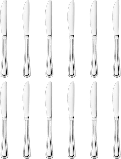 Bead Pattern 18/0 Stainless Steel Oyster Fork, 6-Inch, Set of 12, Commercial Grade