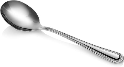 Bead Pattern 18/0 Stainless Steel Oyster Fork, 6-Inch, Set of 12, Commercial Grade