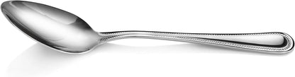 Bead Pattern 18/0 Stainless Steel Oyster Fork, 6-Inch, Set of 12, Commercial Grade